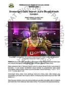 Sivasangari Cipta Sejarah Juara Skuasy Klasik London (02/04/2024-Sinar Harian)