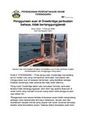 Penggunaan Suar Di Drawbridge Perbuatan Bahaya, Tidak... (2/2/2026-Sinar Harian)