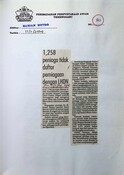 1,258 Peniaga Tidak Daftar Perniagaan Dengan LHDN (17/07/2004 - Harian Metro)