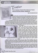 Artikel : Teater Pemartabatan Tokoh Silam Menerusi Teater Episod Sultan Zainal Abidin III