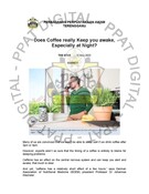 Does Coffee really Keep you awake, Especially at Night (16/05/2023 - The STAR)