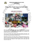 Penggunaan Plastik Tanpa Had Bakal Akhiri Hayat Bumi (06/10/2023-Berita Harian)