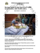 Serangan Israel Ke Atas Gaza Bunuh 21,822 ... (01/01/2024-Sinar Harian)