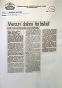 Mercun Dalam Tin Biskut (01/11/2004 - Harian Metro)
