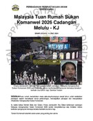 Malaysia Tuan Rumah Sukan Komanwel 2026 ... (14/03/2024-Sinar Harian)