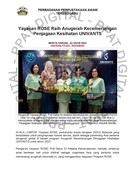 Yayasan ROSE Raih Anugerah Kecemerlangan Penjagaan Kesihatan UNIVANTS (23/08/2023-Berita Harian)
