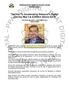 The Key To Accelerating Malaysia’s Digital Journey May Lie 8,000km Above Earth(8 Dec 2023-The Star)