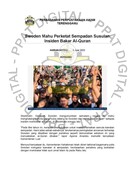 Sweden Mahu Perketat Sempadan Susulan Insiden Bakar Al-Quran (03/07/2023 - Harian Metro)