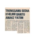 Terengganu Sedia RM140,000 Bantu Anak-Anak Yatim (8/8/1980 - Utusan Malaysia)