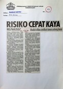 Risiko Cepat Kaya (07/10/2004 - Harian Metro)