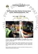 14 Pemandu Bas Ditahan Kerana Guna Syabu, Methamphetamine, THC (21/2/2024 - Berita Harian)