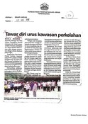 Tawar Diri Urus Kawasan Perkelahan (25/12/2015 - Sinar Harian)