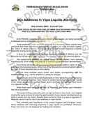 Dye Additives In Vape Liquids Alarming (9 August 2023- New Straits Times)