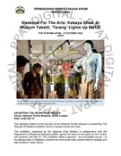 Weekend For The Arts: Kebaya Show At Muzium Tekstil, Terang Lights Up MaTIC(27 October 2023-The Star Malaysia)