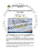 Akhbar Nasional Tertua Dunia Tamatkan versi cetak (03/07/2023 - Harian Metro)