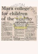 Mara College For Children Of The Wealthy (24/4/1989-News Straits Times)