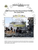 Israel Guna Dron Kecil Bunuh Rakyat Palestin Dari Jarak Dekat (20/2/2024 - Berita Harian)