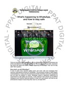 Whats happening to WhatsApp, and how to stay safe (17/05/2023 - The STAR)