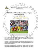 AFC Pilih Arif Aiman Pemain Masa Depan Paling Menyerlah (28.1.2024 - Berita Harian)