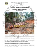 The High Price Of Deforestation (20 Jan 2024-New Straits Times)