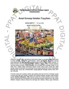 Amal Konsep Halalan Toyyiban (27/07/2023 - Harian Metro)