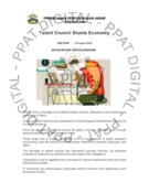 Talent Crunch Stunts Economy (22/08/2022-The STAR)