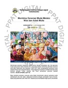 Membina Generasi Muda Melalui Nilai dan Adab Mulia (22/11/2023 - Harian Metro)