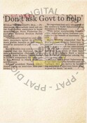 Dont Ask Govt To Help (4/8/1987-New Straits Time)