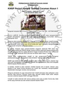 KWSP Perinci Inisiatif Tambah Caruman Akaun 1 (24/02/2023-Berita Harian)