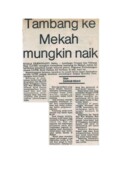Tambang Ke Mekah Mungkin Naik (15/6/1980 - Berita Minggu)