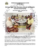 Chinese New Year Remains Joyous For Muslim Convert And Family (9 Feb 2024-New Straits Times)