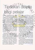 Tindakan Disiplin Bagi Pelajar (3/5/1989-Berita Harian)