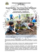 World Soil Day:The Critical Role Of Soil And Water In Sustaining Life(1 Dec 2023-The Star)