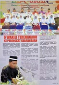Artikel 6 Wakili Terengganu Ke Peringkat Kebangsaan