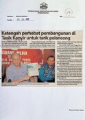 Ketengah Perhebat Pembangunan Di Tasik Kenyir... (25/07/2015 - Sinar Harian)