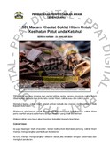 1,001 Macam Khasiat Coklat Hitam Untuk Kesihatan Patut Anda Ketahui (25.1.2024 - Berita Harian)