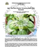 Ask The Plant Doctor! Growing Basil With Success(30 Dec 2023-The Star)