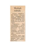 Kuliah Subuh (18/7/1980 - Utusan Malaysia)