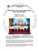 PPZ-Maiwp Lancar Kempen Mesra Niaga untuk Usahawan Mikro (25/07/2023 - Harian Metro)