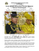 Sultan Ibrahim Bersumpah Perintah Malaysia Selaras Perlembagaan (31/01/2024-Utusan Malaysia)