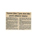 Yayasan Islam Terengganu Akan Buka Pusat-Pusat Pelajaran Lanjutan (5/12/1979 - Berita Harian)