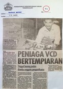 Peniaga Vcd Bertempiaran ( 7/5/2003-Harian Metro)