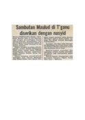 Sambutan Maulud Di Terengganu Diserikan Dengan Nasyid (21/1/1981 - Berita Harian)