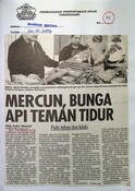 Mercun, Bunga Api Teman Tidur (20/10/2004 - Harian Metro)