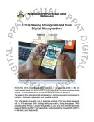 CTOS Seeing Strong Demand from Digital Moneylenders (10/05/2023 - The STAR)