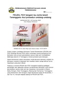 FELDA, FGV Tangani Isu Notis Tanah Terengganu Ikut Prosedur...(02/12/2025-Harian Metro)