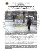 Hujan Lebat Berterusan Tahap Buruk di Terengganu Hingga Esok (23/01/2024-Sinar Harian)