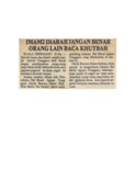 Imam-Imam Diarah Jangan Benar Orang Lain Baca Khutbah (10/12/1979 - Utusan Malaysia)