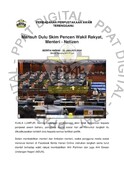 Mansuh Dulu Skim Pencen Wakil Rakyat, Menteri - Netizen (25.1.2024 - Berita Harian)