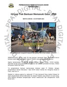 33 Lagi Trak Bantuan Memasuki Gaza - PBB (30/10/2023-Berita Harian)